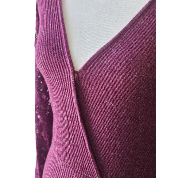 NWT Anthropologie Lace-Sleeve Sweater Top Size Small - Picture 5 of 7